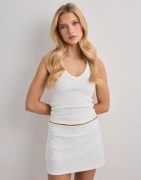 Nelly - Hvit - Mini Shorts Skirt