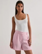 Only - Rosa - Onlita Hw Linen Look Shorts Tlr
