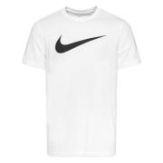 Nike T-Skjorte NSW Icon Swoosh - Hvit/Sort