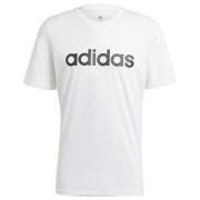 adidas T-Skjorte Essential Linear Logo - Hvit/Sort