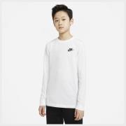 Nike T-Skjorte Futura - Hvit/Sort Barn Langermet