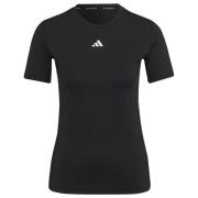 adidas Trenings T-Skjorte Techfit - Sort/Hvit Dame