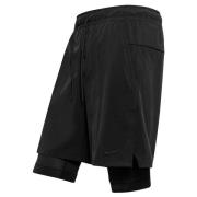 Nike Løpeshorts Unlimited Woven 7" 2-i-1 - Sort