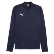 PUMA Treningsgenser teamGOAL 1/4 Glidelås - Navy/Hvit/Persian Blue