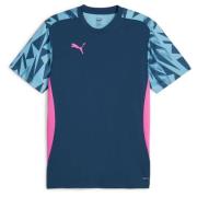 PUMA Trenings T-Skjorte IndividualFINAL - Navy/Bright Aqua/Rosa