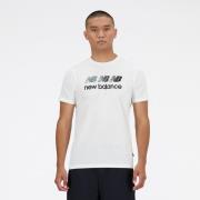 New Balance Løpe t-skjorte Heathertech - Hvit