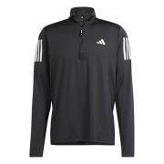 adidas Løpetrøye Own The Run 1/2 Zip - Sort/Hvit