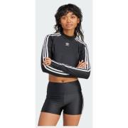 Adidas Original 3-Stripes Cropped Long Sleeve Tee