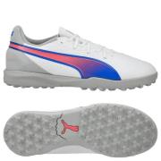 PUMA King Match TT Formula - Hvit/Blå/Flat Light Gray Barn