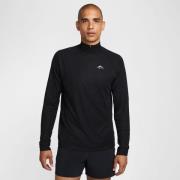 Nike Løpetrøye Dri-FIT Trail Midlayer HZ - Sort/Hvit