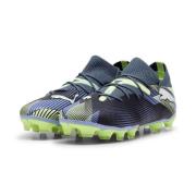 PUMA Future 7 Match FG/AG Lights Out - Gray Skies/Hvit/Fizzy Apple Dam...