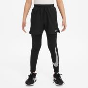 Nike Pro Tights Dri-FIT Warm - Sort/Hvit Barn