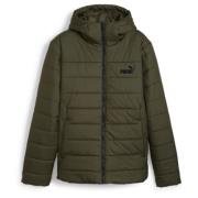 ESS Hooded Padded Jacket Dark Olive