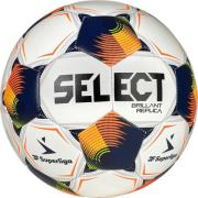 Select Fotball Brillant Replica V25 3F Superliga - Hvit/Oransje FORHÅN...