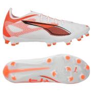 PUMA Ultra 5 Pro FG/AG Unlimited - Hvit/Sort/Glowing Red