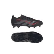 adidas Predator League FG/AG Stealth Victory - Sort/Grå/Lucid Red Barn