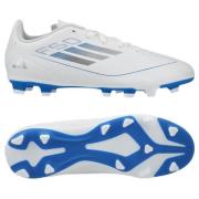 adidas F50 Club FxG Polar Victory - Hvit/Sølv/Blå Barn