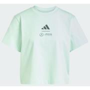 Adidas MERCEDES - AMG PETRONAS FORMULA ONE TEAM PREMIUM WOVEN CROP TEE...