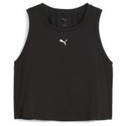 CLOUDSPUN SLEEVELESS TANK - SHORT PUMA Black-PUMA White