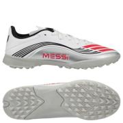 adidas F50 Messi League TF Prestig10 - Fottøy Hvit/Lucid Red/Sølv Meta...