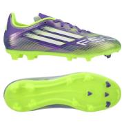 adidas F50 League FG/AG Radiant Blaze - Lilla/Fottøy Hvit/Lucid Sitron...