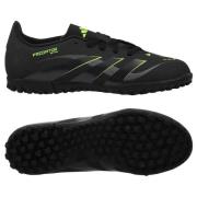 adidas Predator Club TF Electric Stealth - Svart/Grå/Lucid Sitron Barn