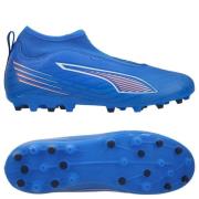 PUMA Ultra 6 Match Laceless + MG Untamed - Ultra Blue/PUMA White/Gløde...