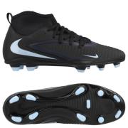 Nike Phantom 6 Club High Cut MG Shadow - Svart/Isblå