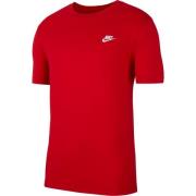 Nike T-skjorte NSW Club - Rød/Hvit