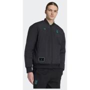 Liverpool Vendbar Bomberjakke Terrace Icons - Svart/Sjøgrønn