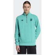 Liverpool Half Zip Genser Terrace Icons - Sjøgrønn