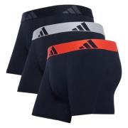 adidas Boksere Active Flex Cotton 3-Pakke - Svart/rød/Grå