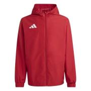 adidas Jakke All Weather Entrada 26 - Rød/Hvit