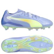 PUMA King 20 Ultimate FG/AG Light Up - Grønn/Isblå/Intense Lavender Kv...