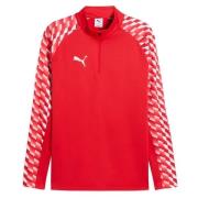 PUMA Treningsskjorte teamLIGA26 1/4 glidelås - Puma Rød/PUMA White Bar...