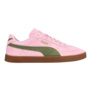 PUMA Club II Era Suede - Rosa/Olive Cargo