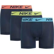Nike Boxer Dri-FIT Advanced Micro 3-Pakke - Navy/Gul/Turkis/Hot Punch