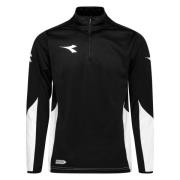 Diadora Treningsgenser Equipo 1/2 Zip - Sort/Hvit